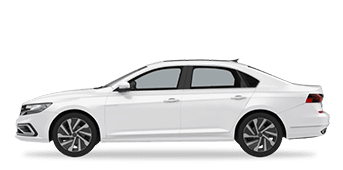 White automatic Volkswagen Passat ELCHE Airport for rent